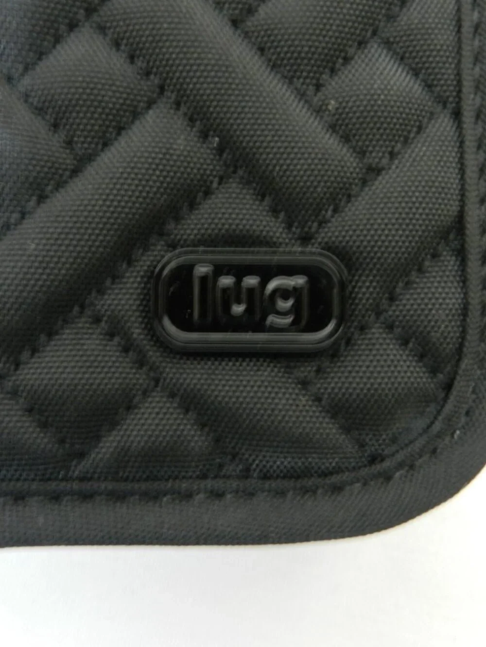 LUG Travel Sleeper Makeup brush holder zip around convertible black quilted NEW